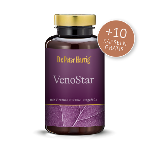 VenoStar Ermäßigte Mehrwertsteuer Dr. Peter Hartig 120 + 10 Kapseln