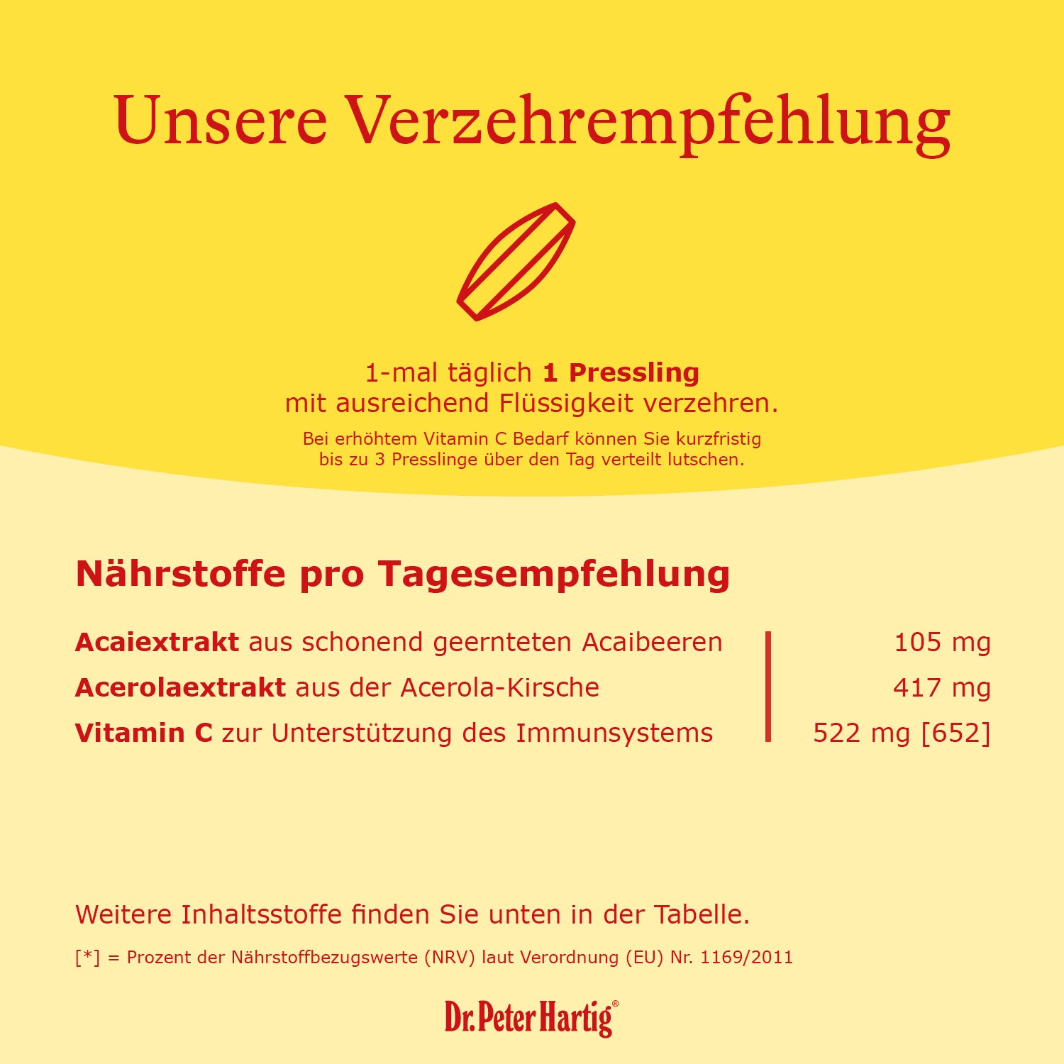 Acai Vitamin C Ermäßigte Mehrwertsteuer Dr. Peter Hartig