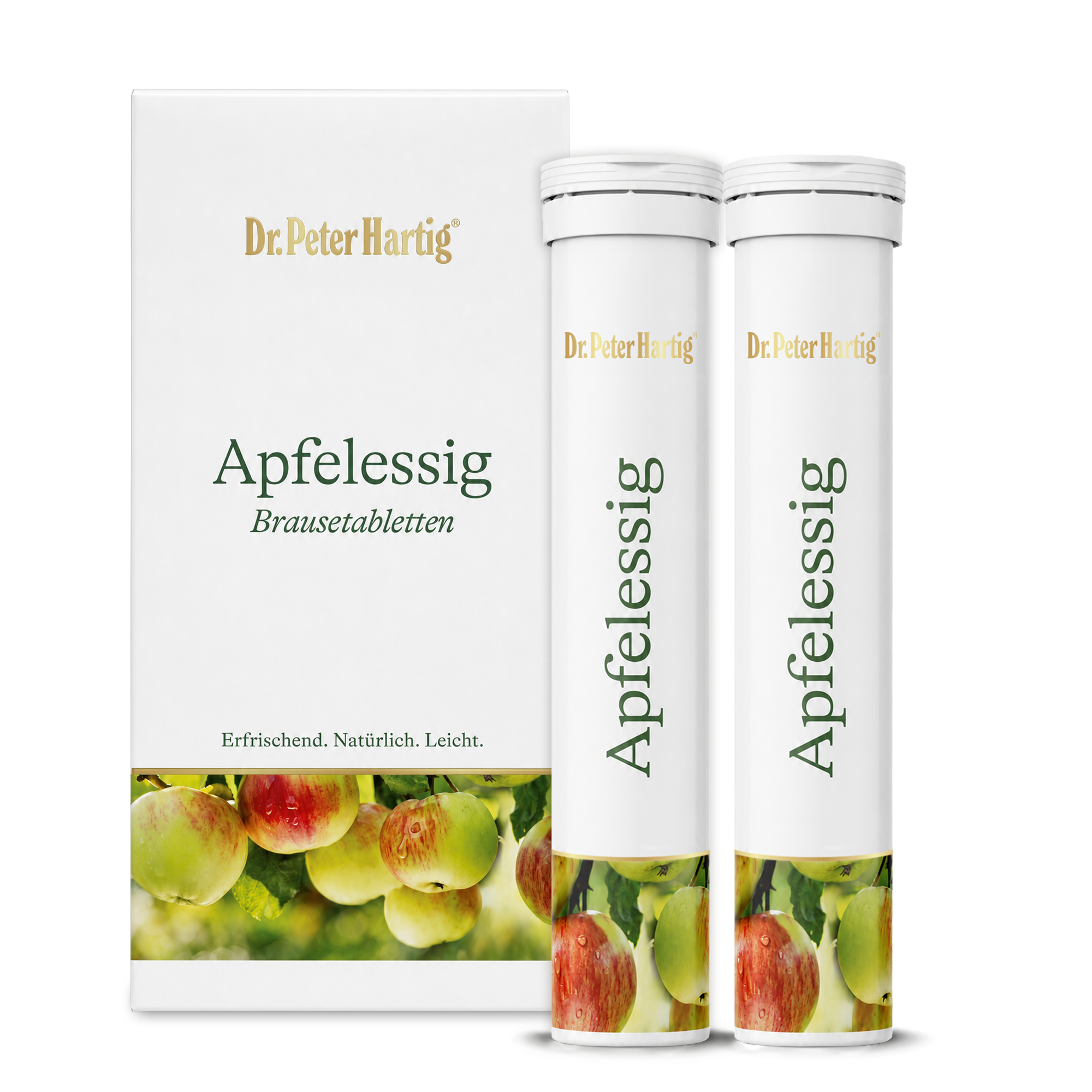 Apfelessig Brausetabletten Ermäßigte Mehrwertsteuer Dr. Peter Hartig 2 x 20 Tabletten
