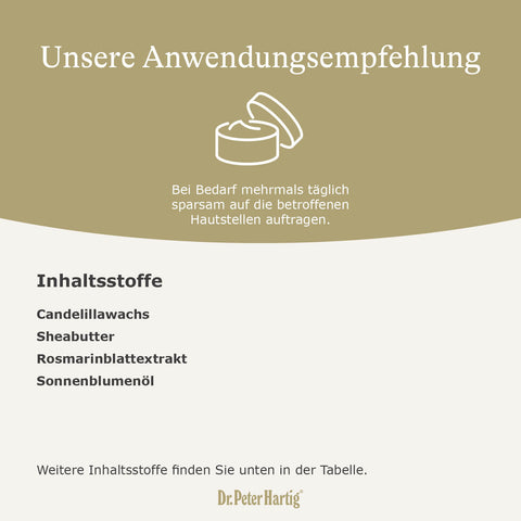 Pflegebalsam 3,3 % Standard Mehrwertsteuer Dr. Peter Hartig
