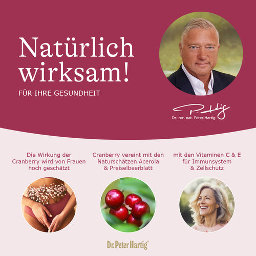 Cranberry Woman Kapseln Ermäßigte Mehrwertsteuer Dr. Peter Hartig