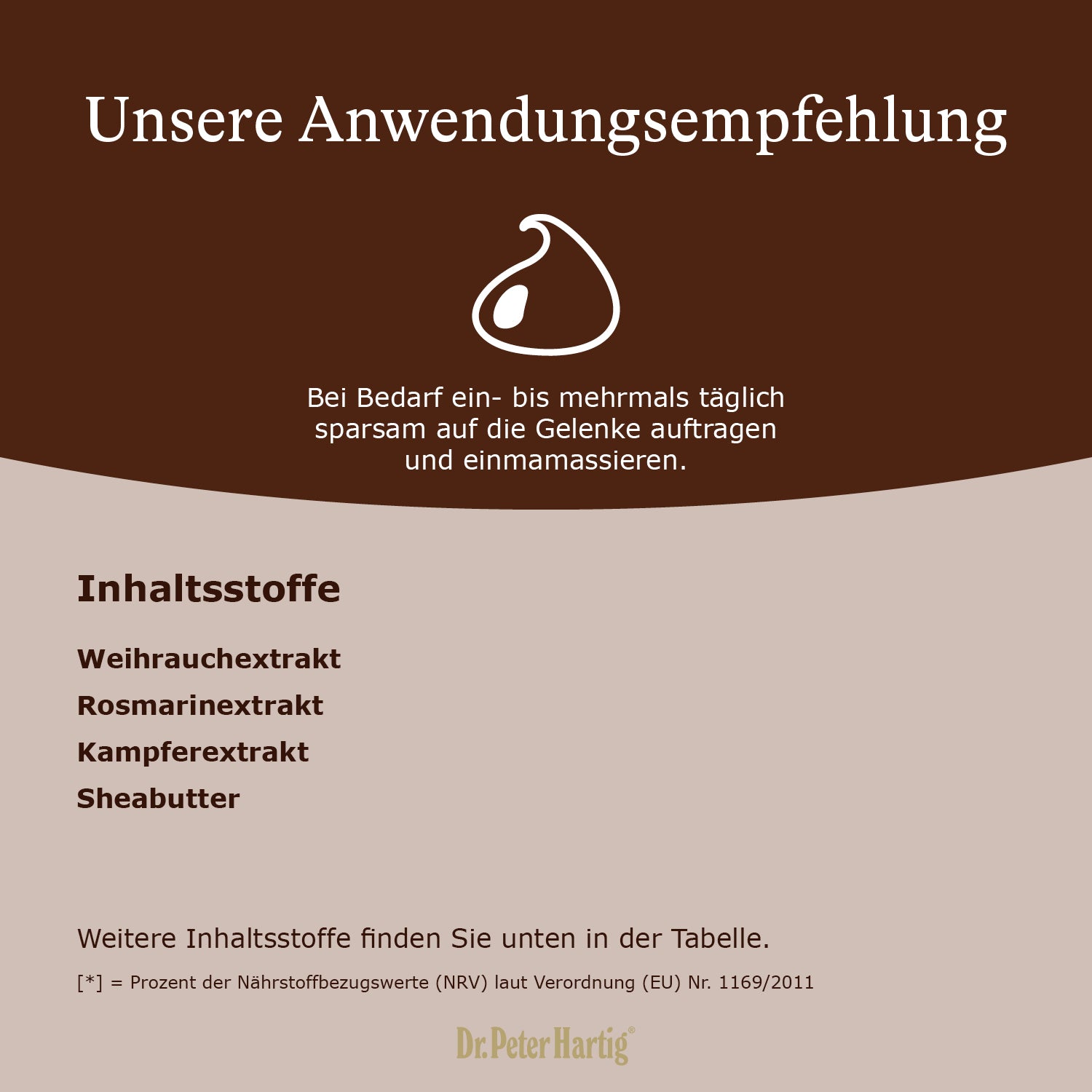 Geh & Lenke Weihrauchcreme Standard Mehrwertsteuer Dr. Peter Hartig