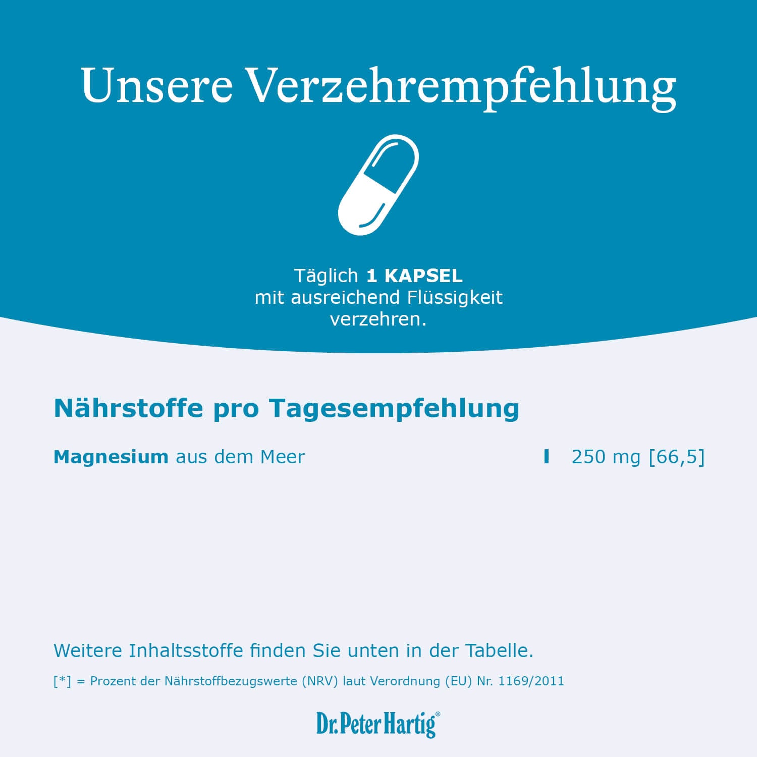 Magnesium Mare® Ermäßigte Mehrwertsteuer Dr. Peter Hartig