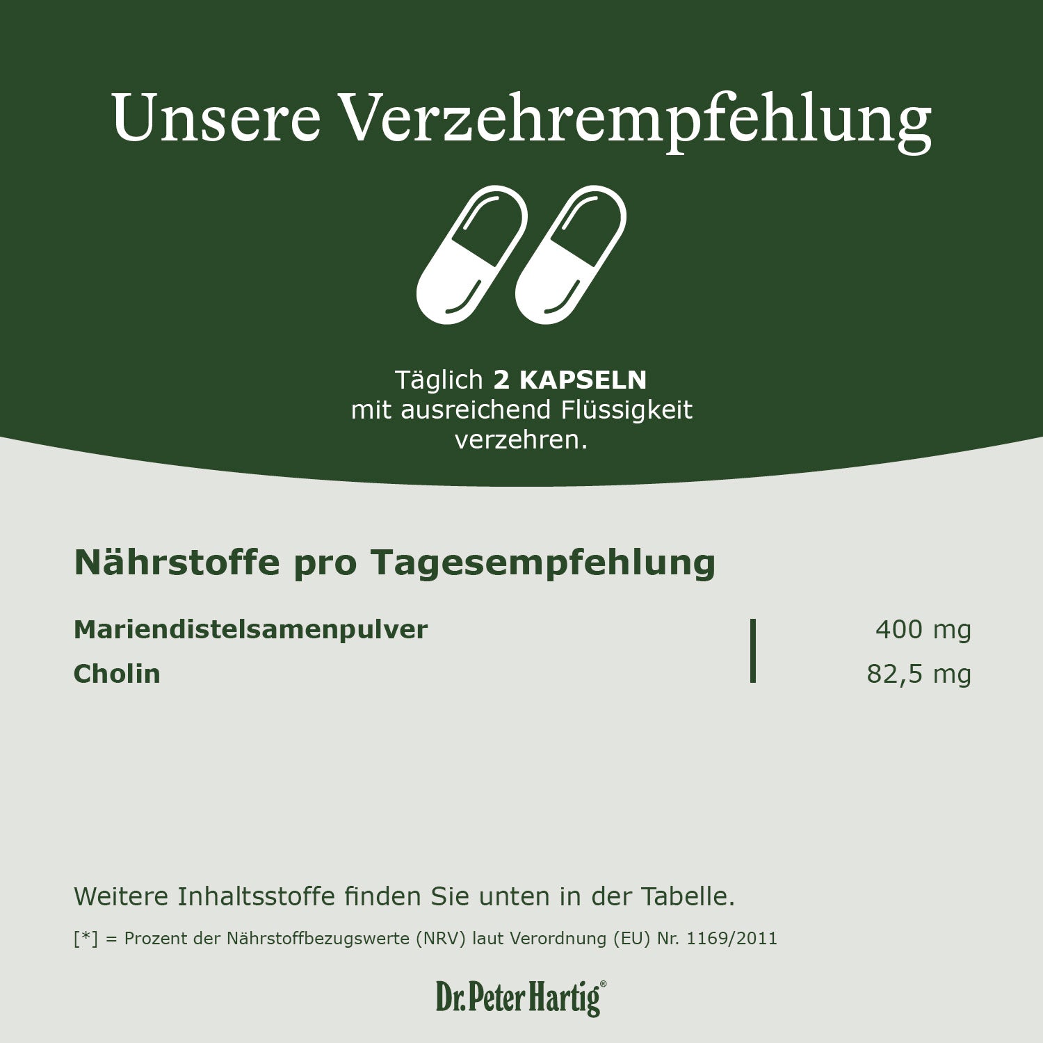 Mariendistel Vital Ermäßigte Mehrwertsteuer Dr. Peter Hartig