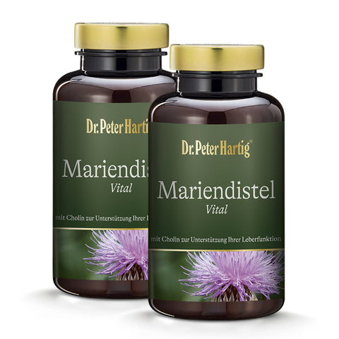 Mariendistel Vital Ermäßigte Mehrwertsteuer Dr. Peter Hartig 220 Kapseln Doppelpack
