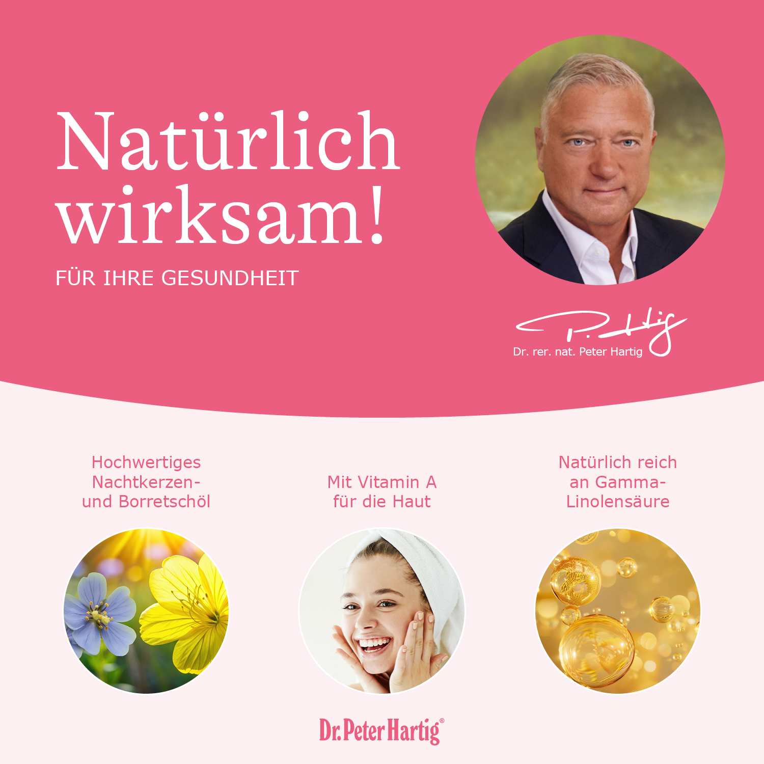 Nachtkerzenöl Kapseln Ermäßigte Mehrwertsteuer Dr. Peter Hartig