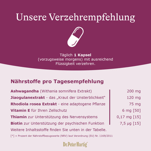Nervenkraft Kapseln Ermäßigte Mehrwertsteuer Dr. Peter Hartig