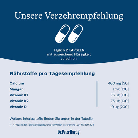 Osteo K2 Ermäßigte Mehrwertsteuer Dr. Peter Hartig