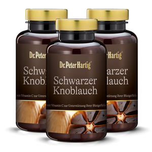 Schwarzer Knoblauch - 3er Pack