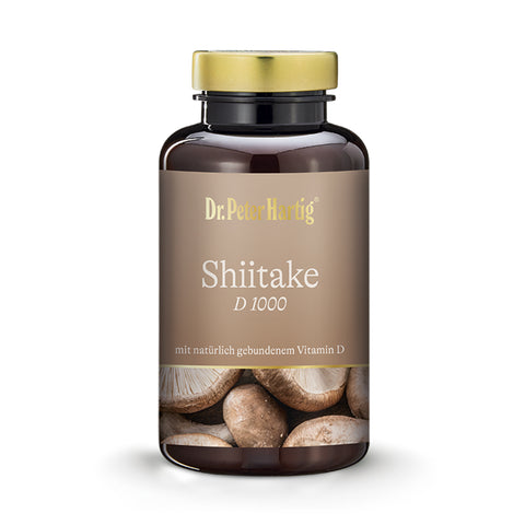 Shiitake D 1000 Ermäßigte Mehrwertsteuer Dr. Peter Hartig 120 Kapseln