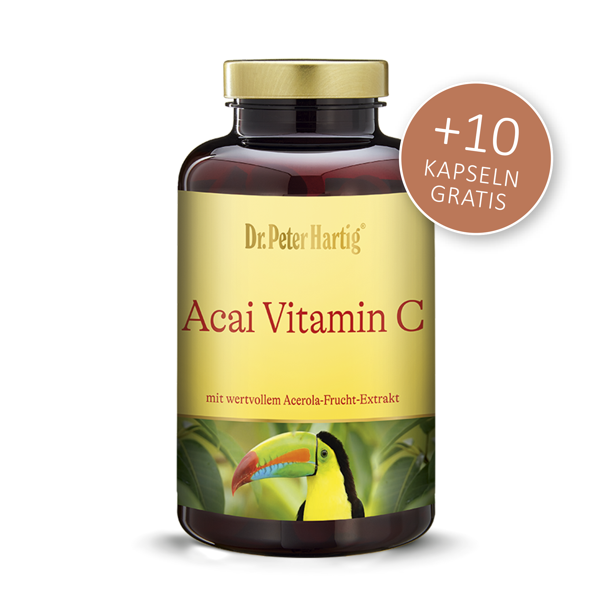 Acai Vitamin C Ermäßigte Mehrwertsteuer Dr. Peter Hartig 120 + 10 Presslinge