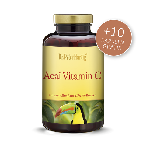Acai Vitamin C Ermäßigte Mehrwertsteuer Dr. Peter Hartig 120 + 10 Presslinge