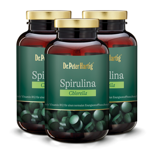 Spirulina Chlorella - 3er Pack