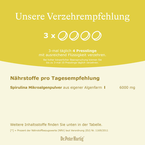 Spirulina Selen Ermäßigte Mehrwertsteuer Dr. Peter Hartig