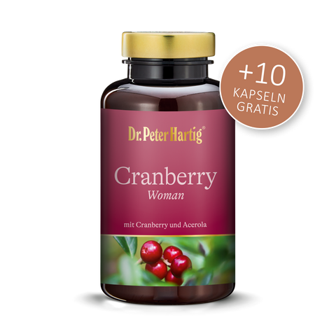 Cranberry Woman Kapseln Ermäßigte Mehrwertsteuer Dr. Peter Hartig 120 + 10 Kapseln